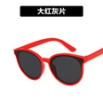 Plastic Fashion  glasses  Bright black all gray  Fashion Accessories NHKD0704Brightblackallgraypicture17