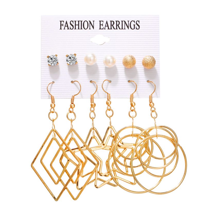 Alloy Fashion Geometric earring  GFM0601  Fashion Jewelry NHPJ0317GFM0601