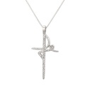 Copper Fashion Cross necklace  Alloy plating  Fine Jewelry NHBP0384Alloyplatingpicture2