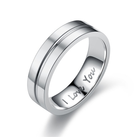 Europäische und amerikanische Mode neuer Diamant ring I LOVE YOU Paar Ring Quelle Fabrik Direkt vertrieb's discount tags