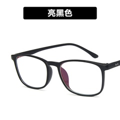 Plastic Vintage  glasses  (Bright black)  Fashion Accessories NHKD0740-Bright-black