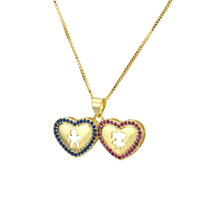 Copper Fashion Sweetheart necklace  Alloy plating  Fine Jewelry NHBP0410Alloyplating