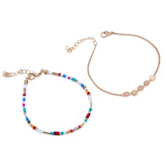 Alloy Simple bolso cesta bracelet  (Color mixing)  Fashion Jewelry NHNZ1327-Color-mixing
