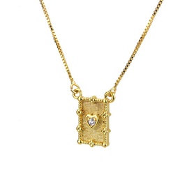 Copper Fashion Geometric necklace  Alloy plating  Fine Jewelry NHBP0431Alloyplatingpicture3