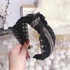 Cloth Korea Bows Hair accessories  (black)  Fashion Jewelry NHSM0414-black