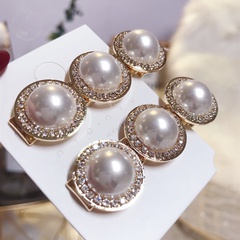 Beads Simple Geometric Hair accessories  (White single price)  Fashion Jewelry NHSM0416-White-single-price