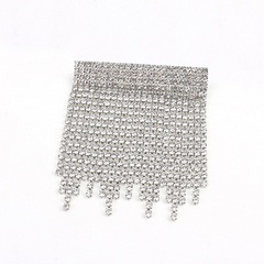 Imitated crystal&CZ Fashion Tassel brooch  (Alloy)  Fashion Jewelry NHNT0760-Alloy