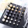 Europische und amerikanische grenz berschreitende Ohrringe wish kreative einfache knstliche Perlen Diamant Ohrringe Set 15 Paar Ohrringe Frauenpicture3