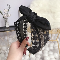 Cloth Korea Bows Hair accessories  (black)  Fashion Jewelry NHSM0450-black