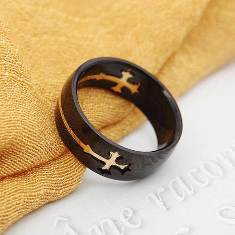 Neue koreanische Herren abnehmbare Kombination Kreuz ring Titan Stahl Persönlichkeit Kombination Herren Ring Quelle Hersteller's discount tags