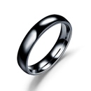 Unisex  New simple and refreshing inner and outer slabs Round Stainless Steel Rings TP190418118133picture1