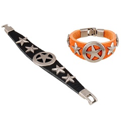 Unisex geometric leather Bracelets & Bangles PK190423118821