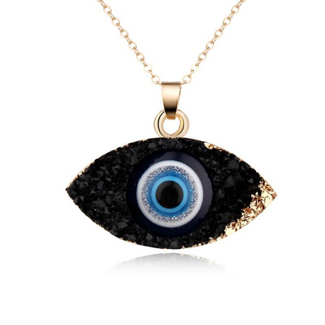 Unisex Eye Natural stone resin Necklaces GO190430120123's discount tags