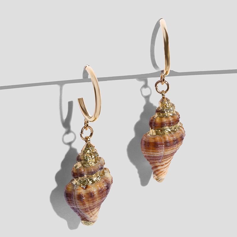 Womens Conch Sea Shell Seashell Other Earrings Nhas120989