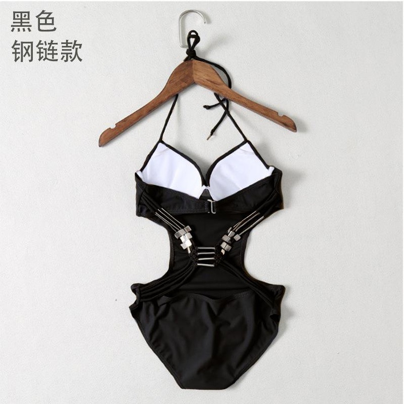 Sexy Backless Slim Body Covered Belly Slim Size Chest Gathered Bikini Nhxw121949 3386