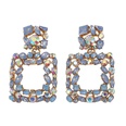 Aretes de aleacin geomtrica de diamante geomtrico para mujer  NHJQ122949picture11