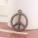 Fashion bronze peace sign alloy necklace accessories NHPK124878picture2