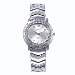 Atmospheric luxury ladies full rhinestone alloy wrist bracelet watch HK190506120277