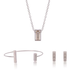 Womens rhinestone alloy Jewelry Set  XS190506120395