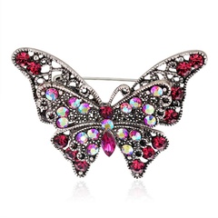 Womens Insect Rhinestones butterfly Brooches NHDR127364