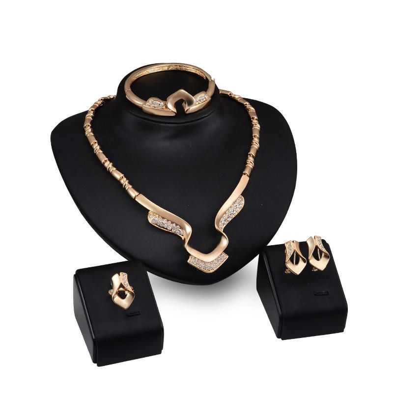 Womens Rhinestone Alloy Jewelry Sets NHXS127383
