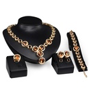 Wish Hot Sale Damen Bankett Set Halskette Ohrringe Armband Ring Set Hersteller Quellepicture1