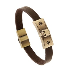 Fashion cross leather Bracelets & Bangles NHPK127701