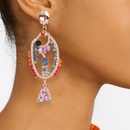 Womens Geometric Alloy Imitation Rhinestone Earrings NHMD127832picture9