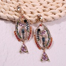 Womens Geometric Alloy Imitation Rhinestone Earrings NHMD127832picture10