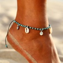 Womens geometric plating cord beads shell alloy ankle bracelet NHMD127896picture36