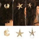 Womens Star  Moon Plating Alloy Hair Accessories NHXR127897picture29