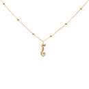 Seahorse cute marine element microset rhinestone necklace NHPY127937picture10