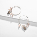 Fashion natural conch alloy copper ear ring NHLU127939picture1