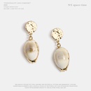 Fashion personality conch shell earrings NHQS128177picture1