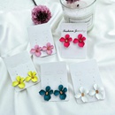 Creative simple candy color flower fashion earrings NHPJ128325picture4