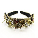Fashion alloyen bee with rhinestone gemstone geometric headband NHWJ128409picture9