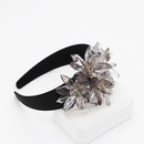 Fashion personality transparent imitated crystal large flower wild headband NHWJ128412picture3