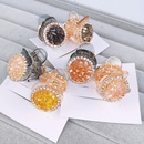 Rhinestone imitated crystal small grab clip fashion rhinestone transparent small round clip NHOU128585picture20