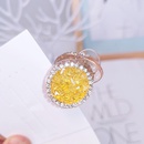 Rhinestone imitated crystal small grab clip fashion rhinestone transparent small round clip NHOU128585picture23
