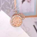 Rhinestone imitated crystal small grab clip fashion rhinestone transparent small round clip NHOU128585picture26