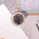 Rhinestone imitated crystal small grab clip fashion rhinestone transparent small round clip NHOU128585picture27