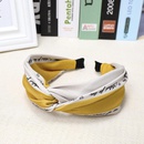 Fashion personality color matching widebrimmed knotted headband NHOU128806picture6