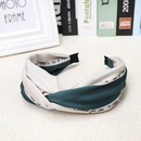 Fashion personality color matching widebrimmed knotted headband NHOU128806picture7