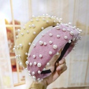 Fashion ins wind sponge thick velvet nail beads headband NHOU128841picture18