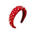 Fashion ins wind sponge thick velvet nail beads headband NHOU128841picture20