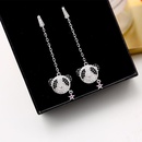 Fashion microinlaid zircon panda earrings NHDO128980picture17