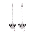 Fashion microinlaid zircon panda earrings NHDO128980picture19