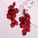 Fashion sexy red resin petals earrings NHMD129079picture10