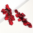 Fashion sexy red resin petals earrings NHMD129079picture12