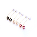Simple and small fresh oil flower beads earrings NHQD129509picture3
